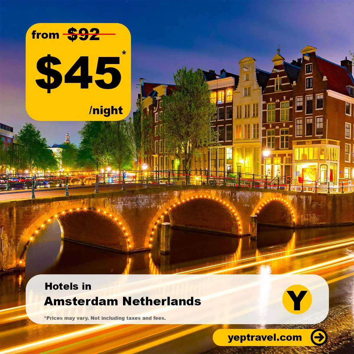 Amsterdam from $45 night